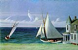 Edward Hopper Lee Shore painting